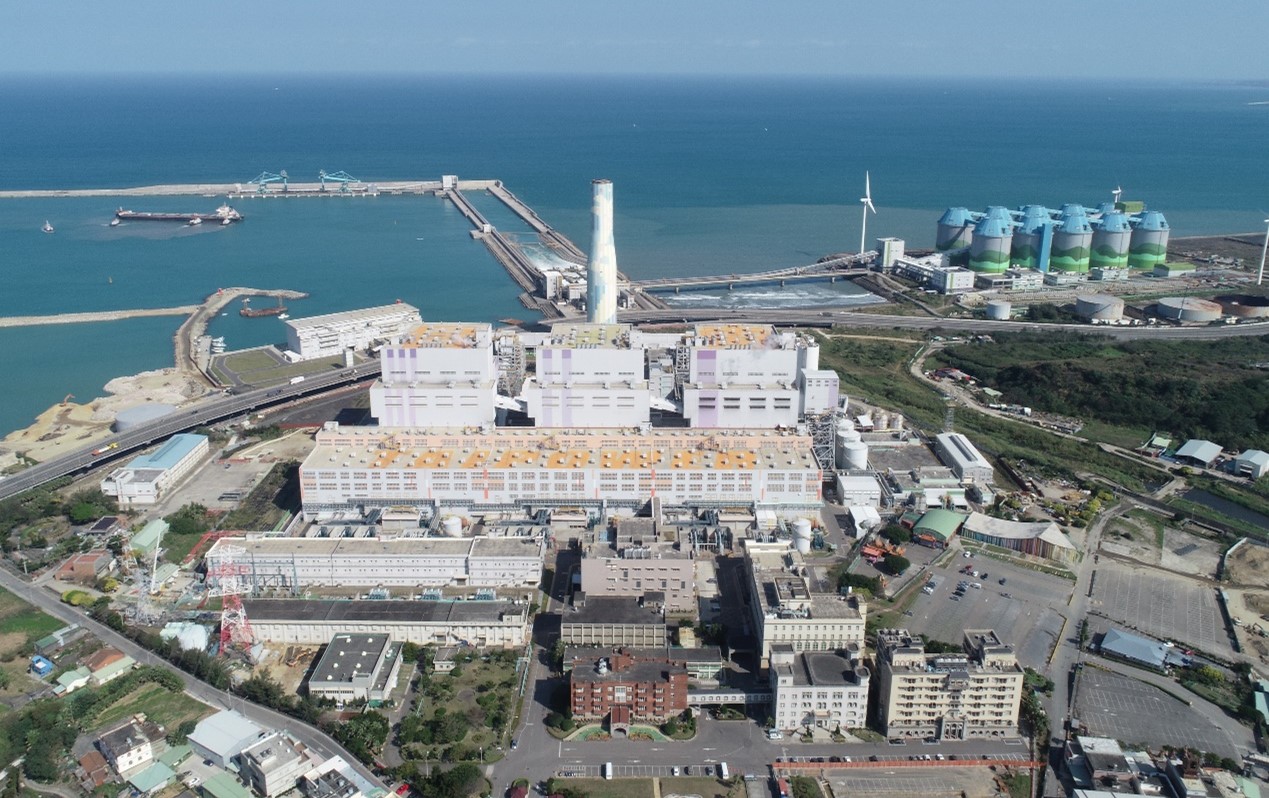 A top view picture of Linkou power plant