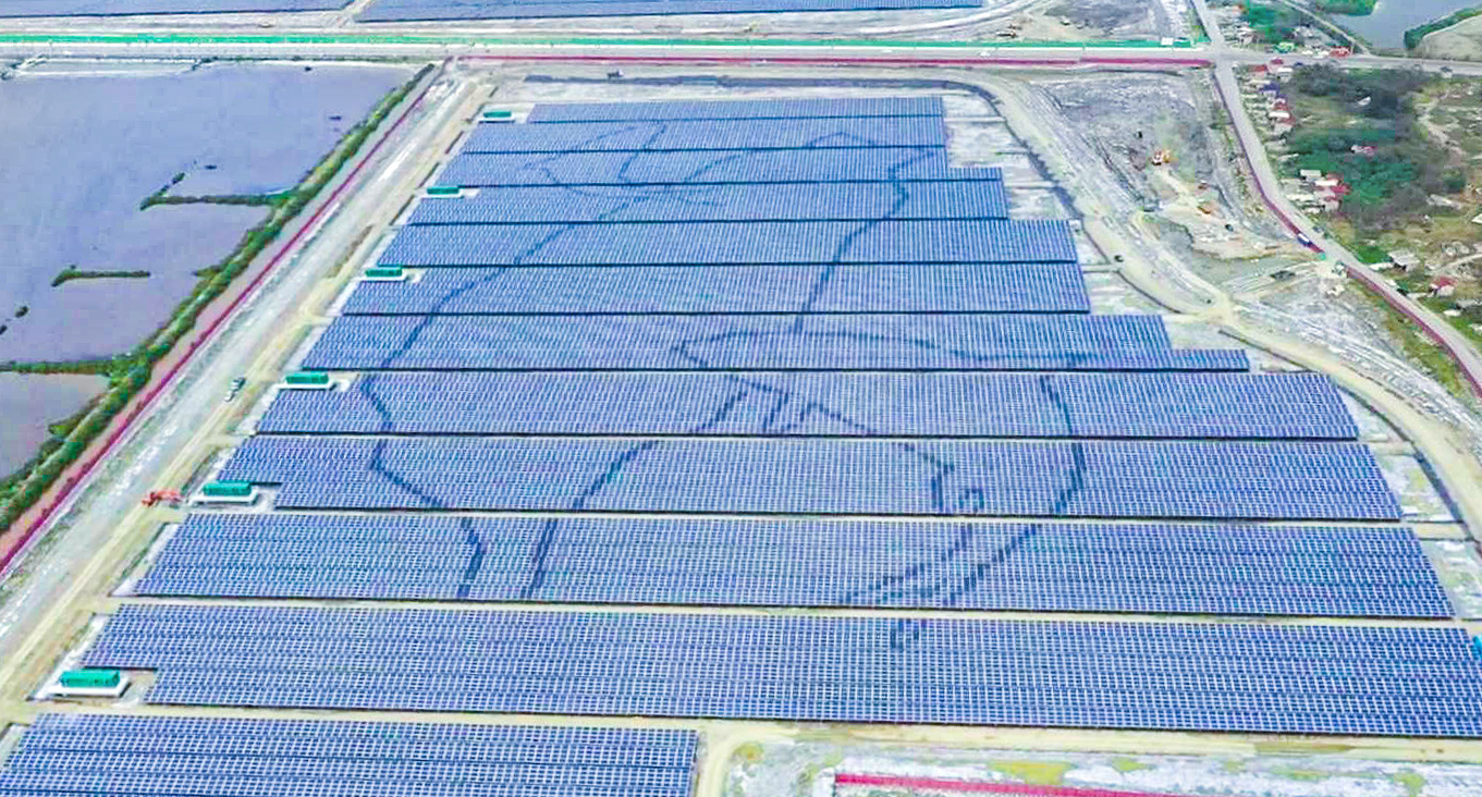 TPC's 150MW Solar Power Plant in Tainan is the largest in Taiwan! Today, 40MW of the installed capacity completed grid connection ahead of time for trial operation